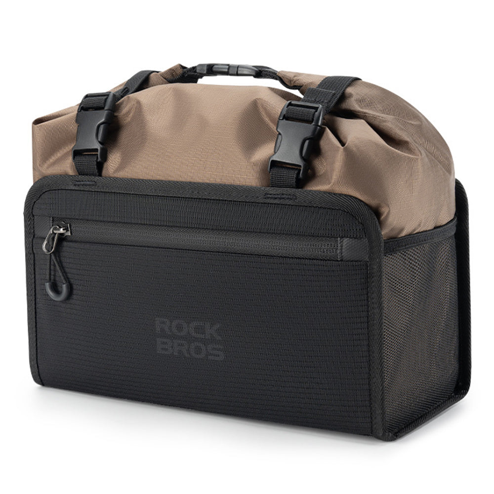 ROCKBROS W008 Bicycle Handlebar Hanging Bag Waterproof Detachable Bike Front Storage Bag ROCKBROS W008 Bicycle Handlebar Hanging Bag Waterproof Detachable Bike Front Storage Bag